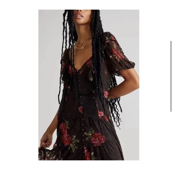 RARE Free People Maxi Dress - Picture 4 of 8